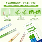 ハーバルディフューザーペン – 1箱に4種類のアロマ入り